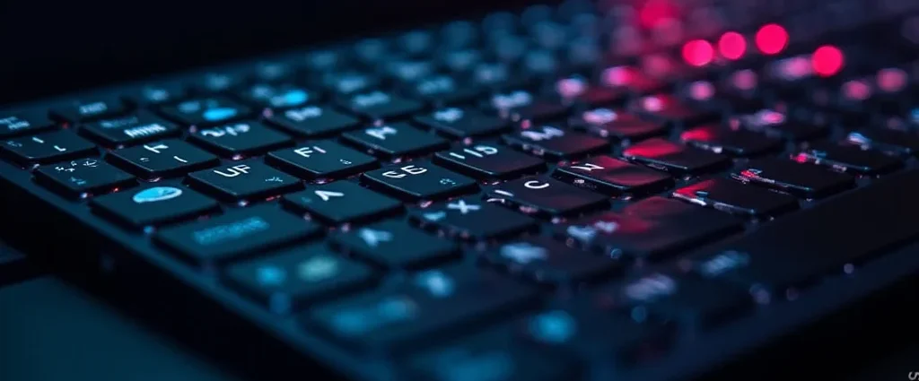 The image shows a gaming laptop with accessories like a mouse and keyboard for better play.