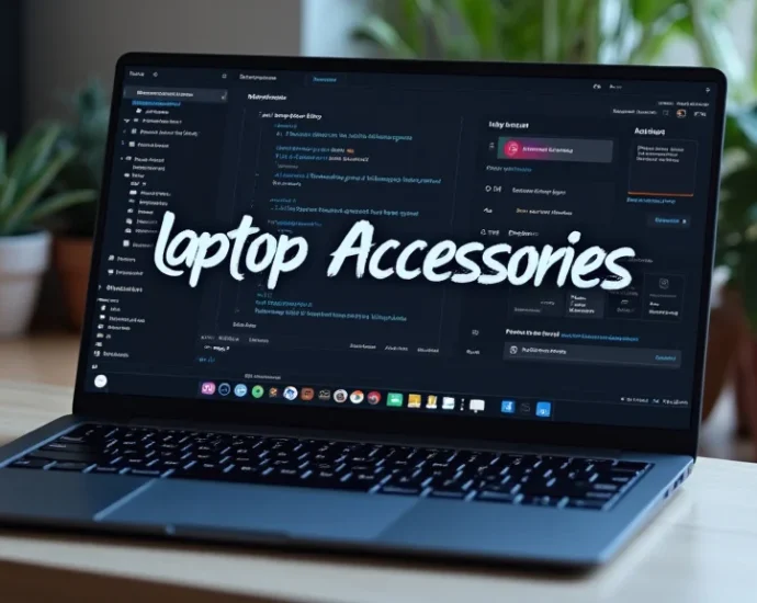 This image shows a selection of essential Lenovo laptop accessories perfect for beginners.
